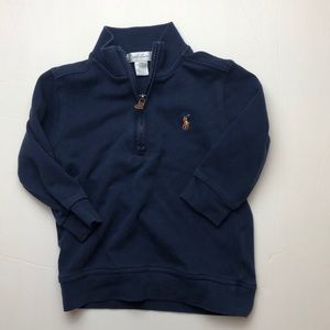 Ralph Lauren Navy quarter zip